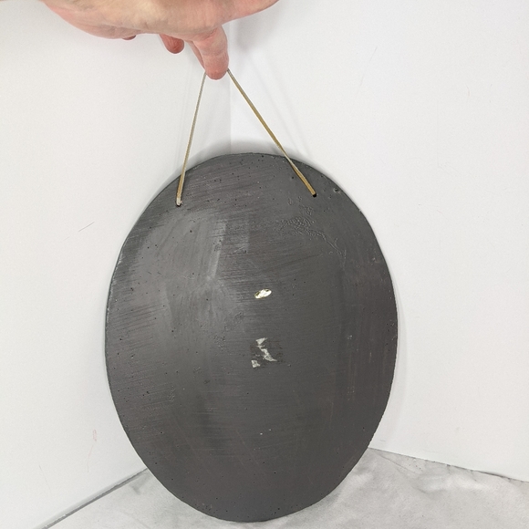 Oval Hanging Shale Rock Happy Easter Sign - Picture 7 of 9